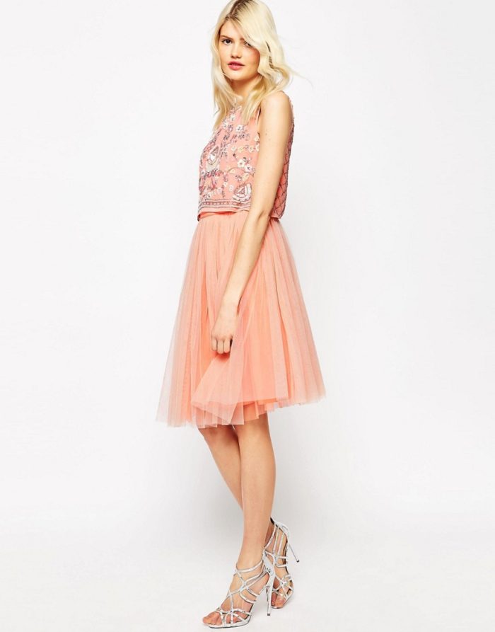 Top and tulle skirt for bridesmaids