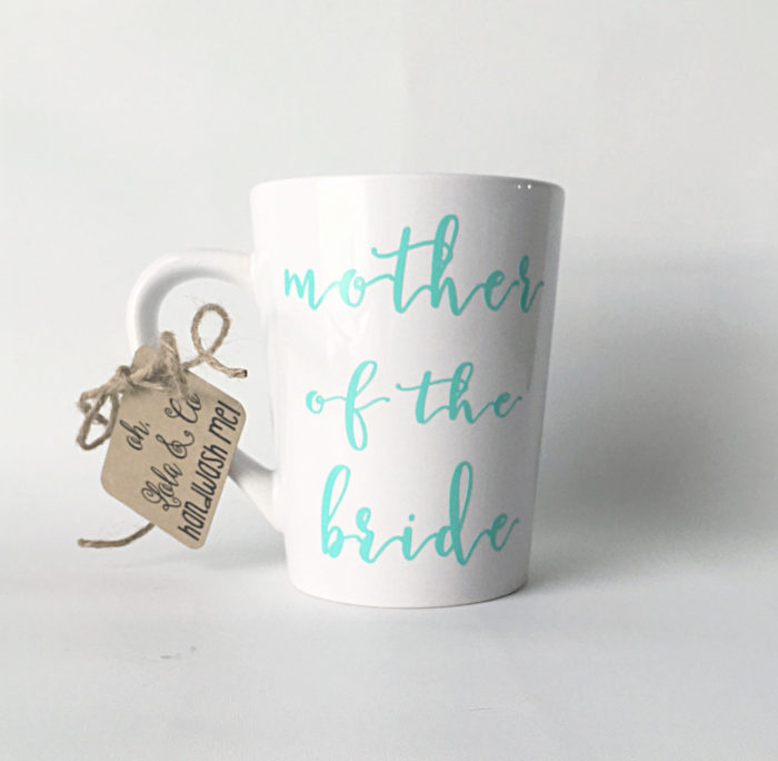 MOB gift | Mother of the Bride Mug | By OhLOLAandco on Etsy