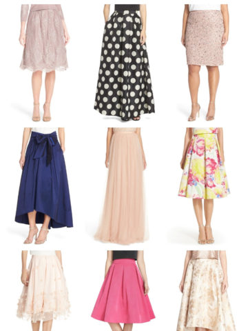 Skirts for weddings