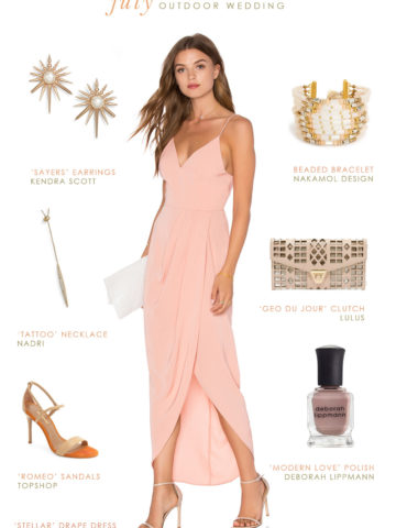 What To Wear to a July Outdoor Wedding