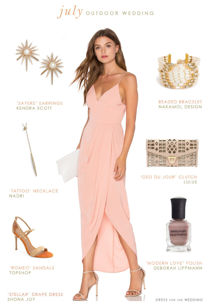 What to Wear to an Outdoor July Wedding - Dress for the Wedding