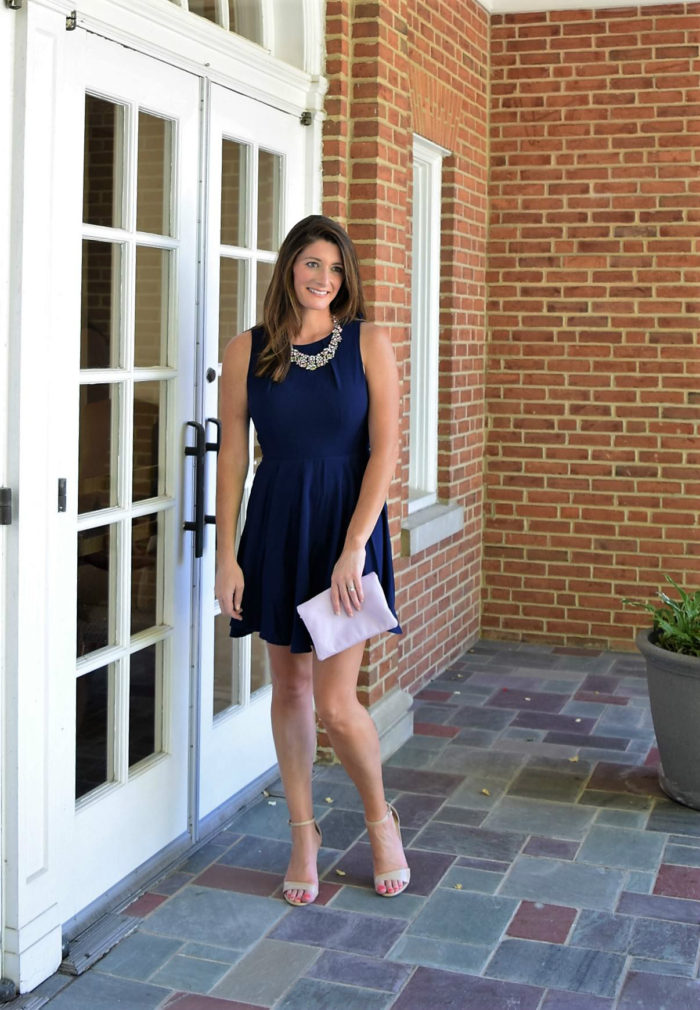 navy dress for summer wedding