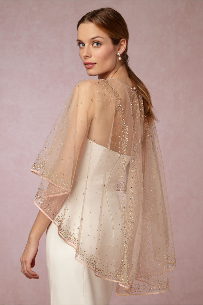 Gold Bridal Cape or Coverup