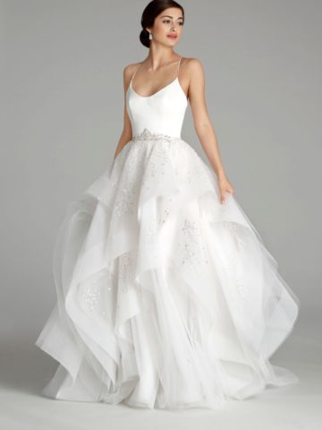 Tulle ballgown wedding dress | Alvina Valenta Wedding Dress Style 9650