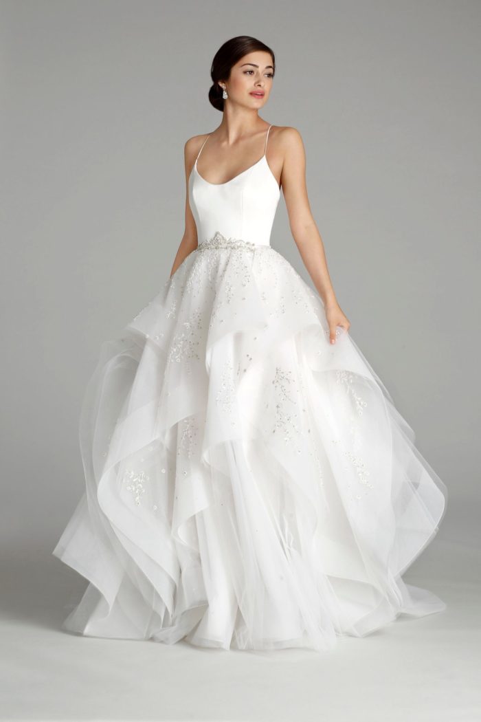 Tulle ballgown wedding dress | Alvina Valenta Wedding Dress Style 9650