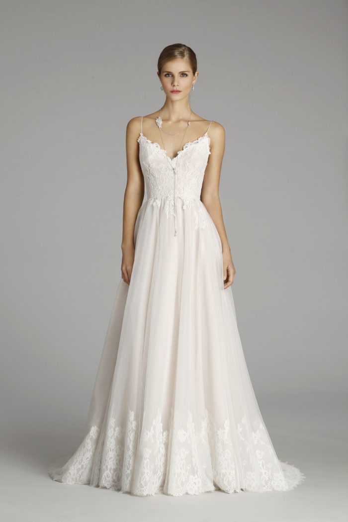 Ballerina style tulle wedding dress | Style 9652 by Alvina Valenta