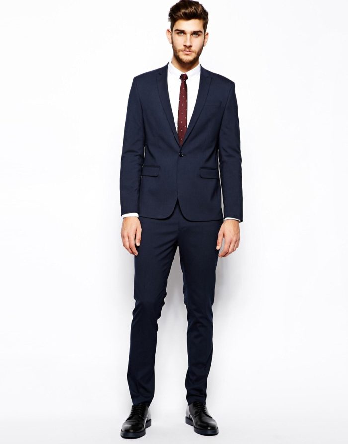 Men's Cocktail Attire for a Wedding | Skinny suit from ASOS