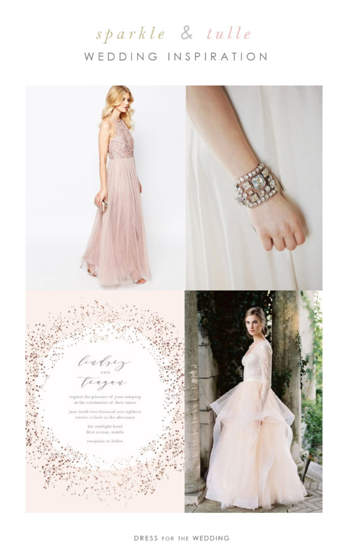Tulle and Sequin Wedding Inspiration