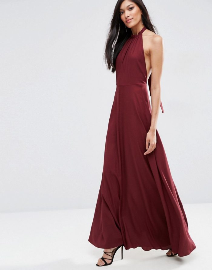 Burgundy Maxi Dress