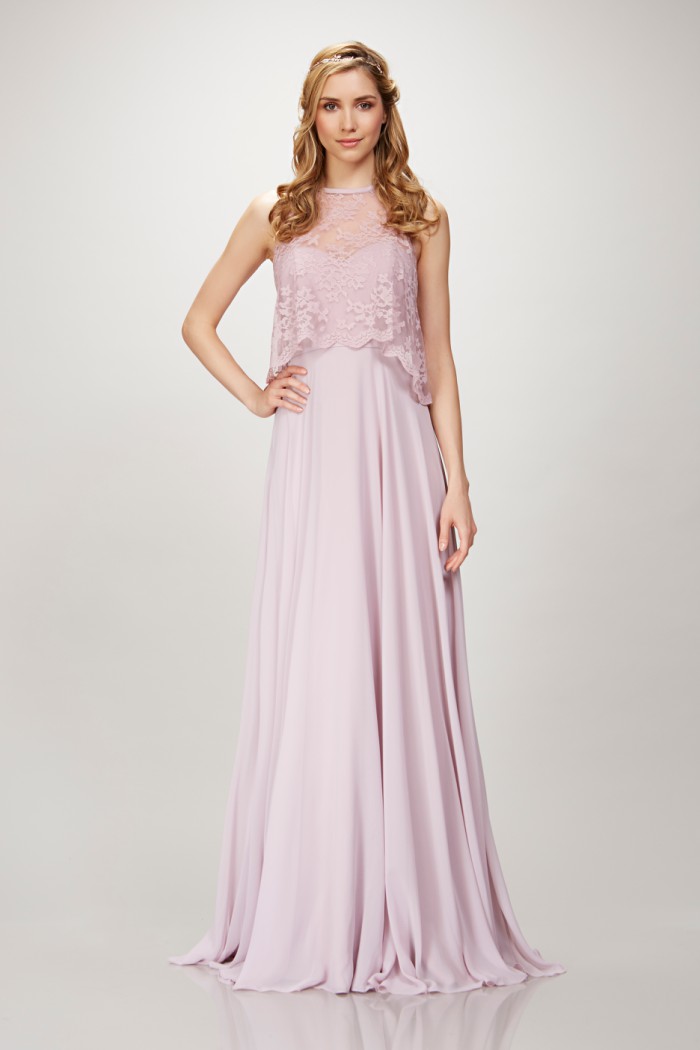 Lace top bridesmaid dress | Theia Bridesmaids