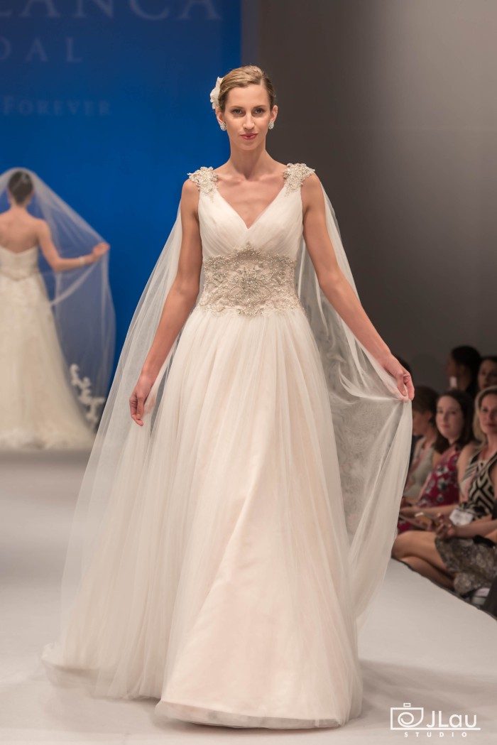 Bridal Gown with Embellished Waist wedding dress | Dahlia by Casablanca Bridal