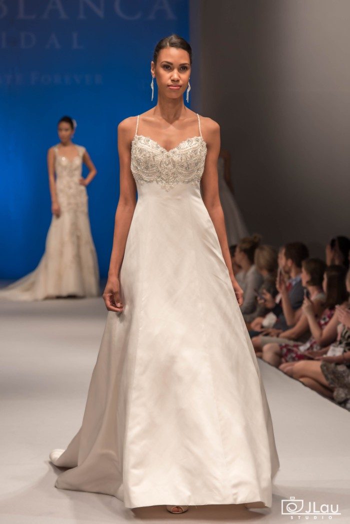 Empire waist beaded bridal gown | 2275 Bluebell Casablanca Bridal