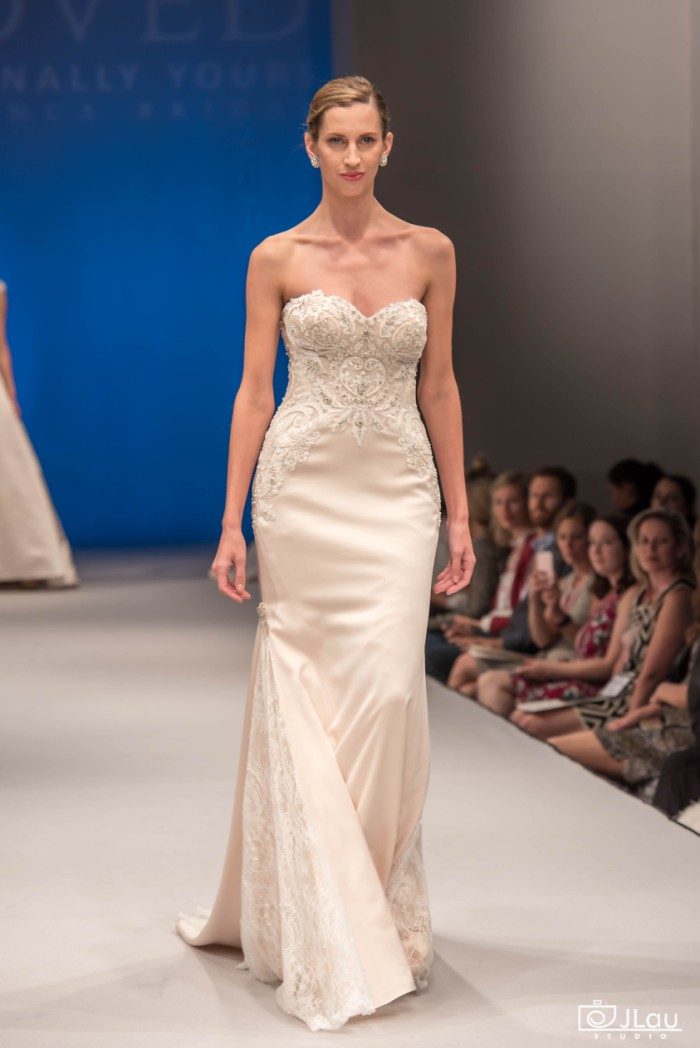 Semi sheer bodice wedding dress | Style BL224 Confidence Beloved by Casablanca Bridal