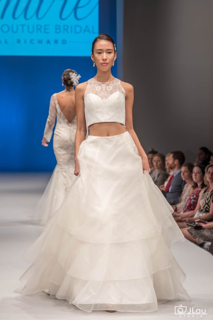 Two Piece Wedding Dress | 'Isabelle' Amare Couture