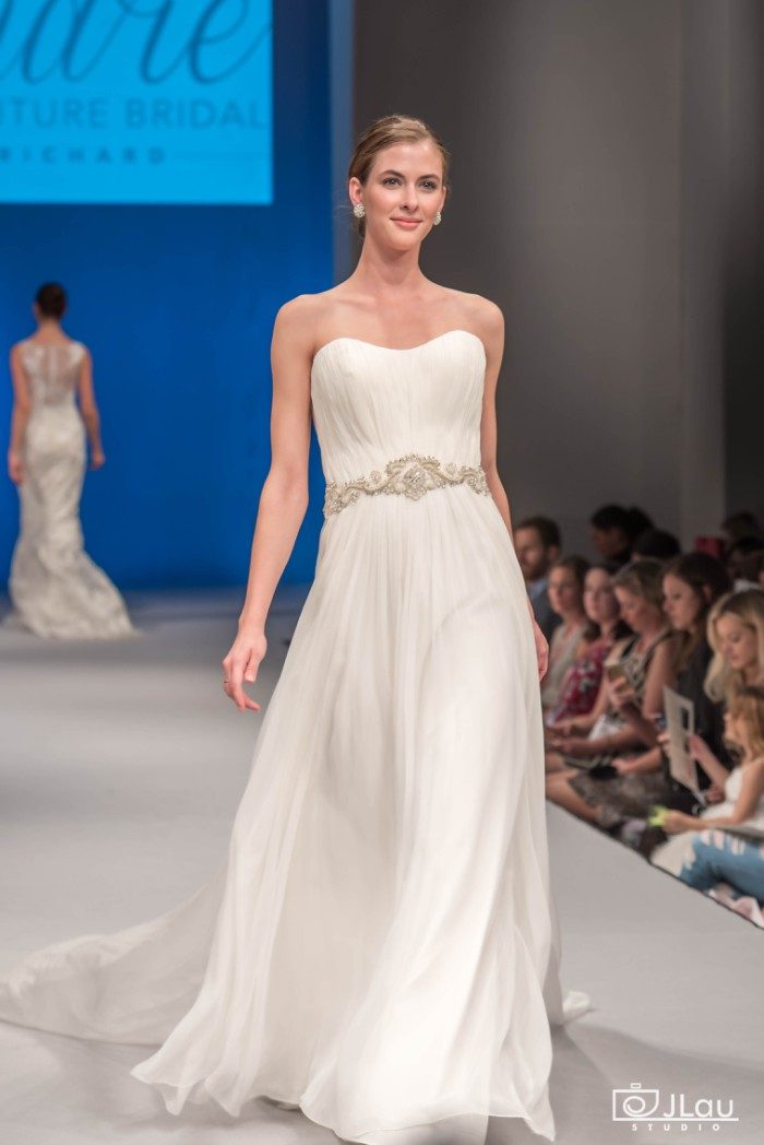 A line strapless wedding gown | C118 Sofia Wedding Dress by Amare Couture