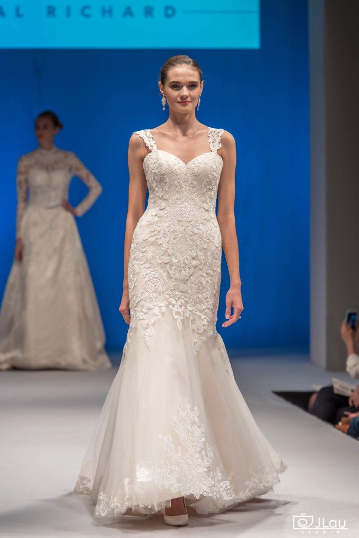 Lace Fit and Flare Wedding Gown | C120 Juliana by Amare Couture