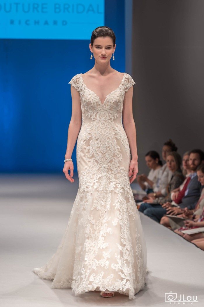 Lace Wedding Dress with Cap Sleeves
