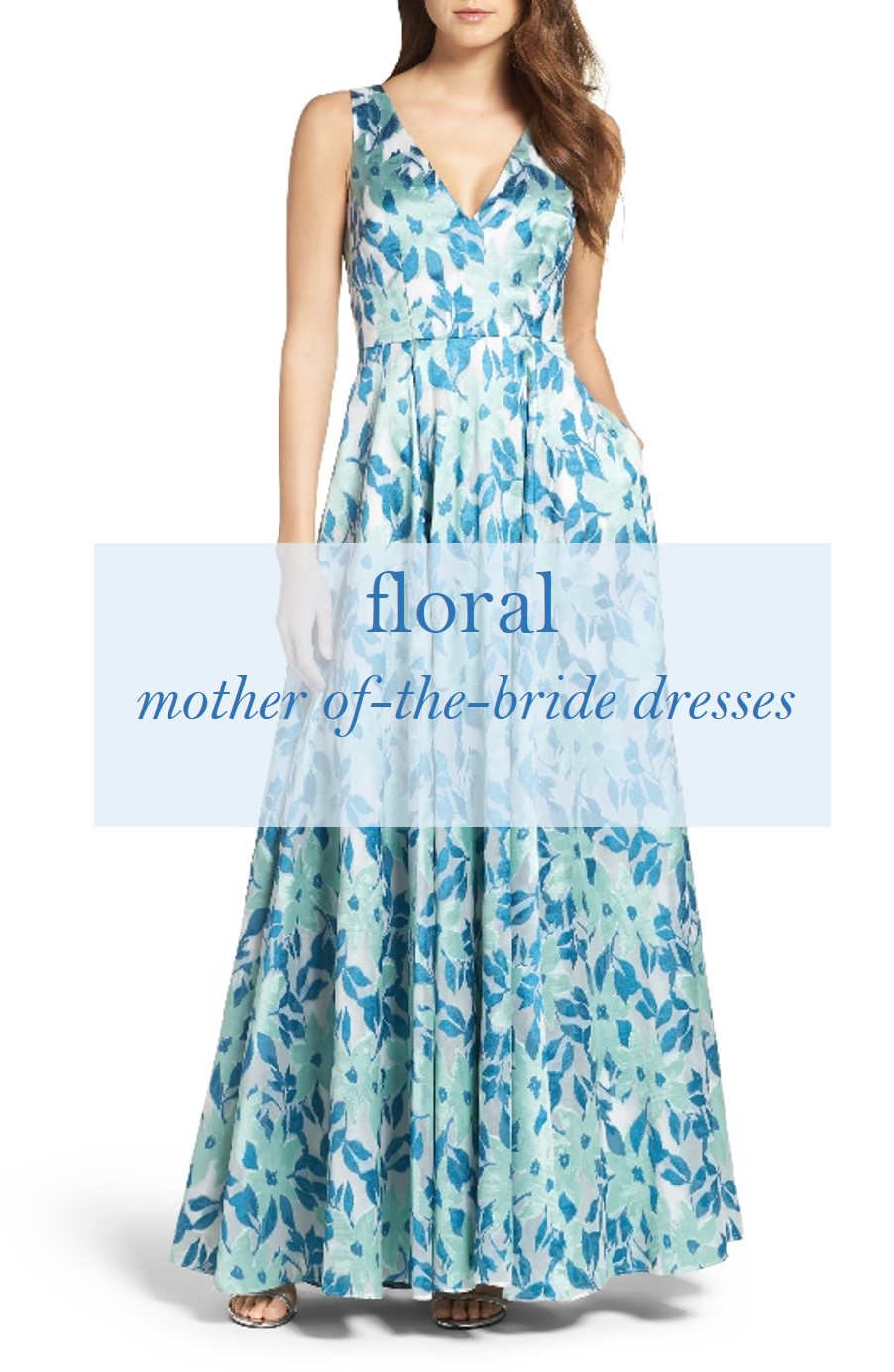 Floral Mother of the Bride Dresses Dress for the Wedding