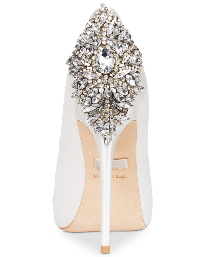 Crystal Back Wedding Shoes