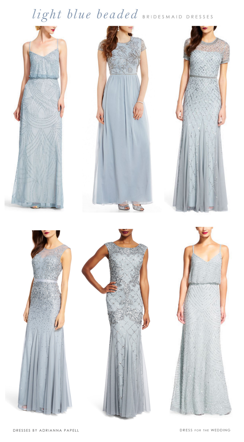 light blue adrianna papell dresses