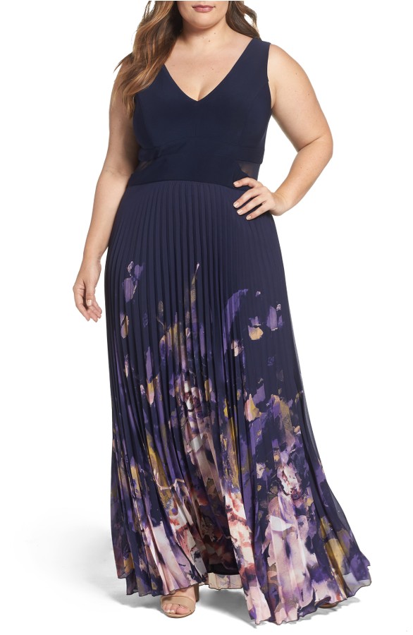 Plus Size Navy Maxi for Spring 2017