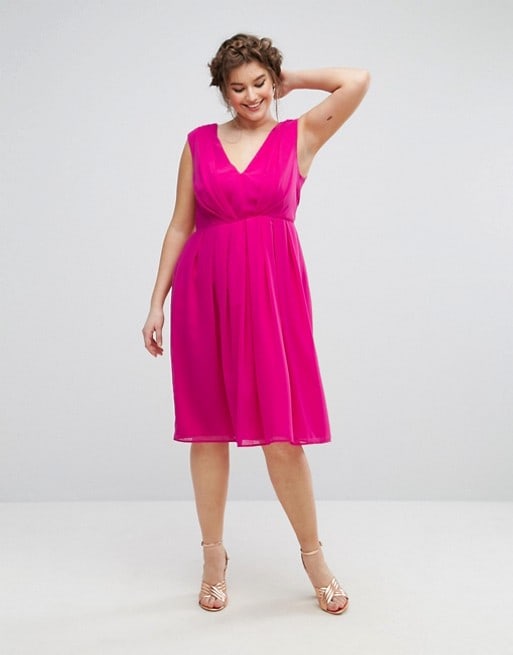 Pink Plus Size Dress to Wear to a June Wedding