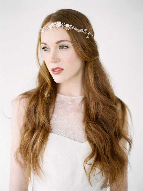 Boho Style Bridal Headband by Tania Maris