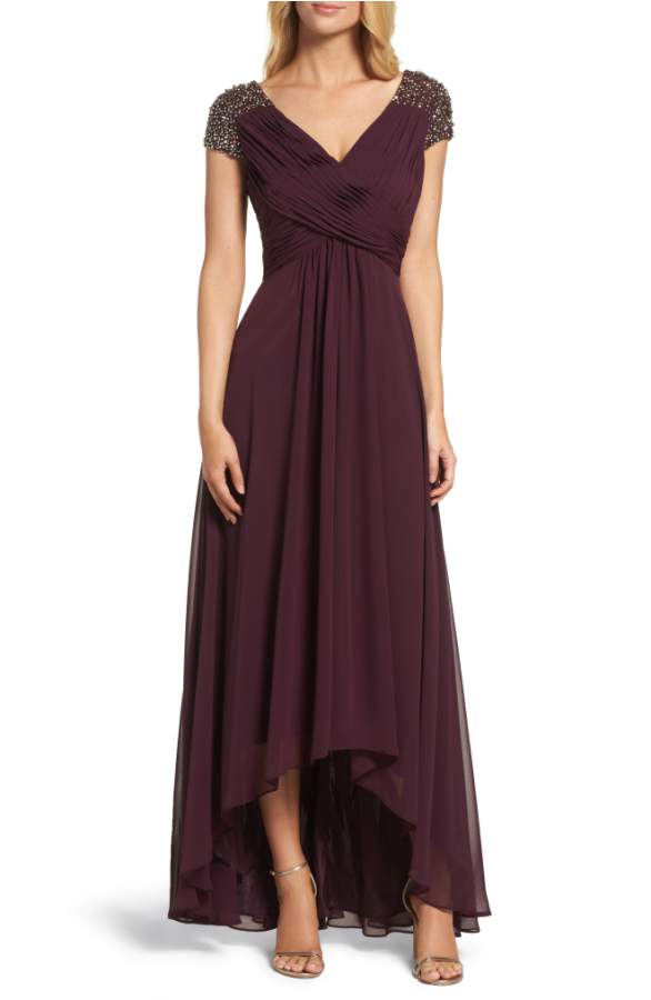 Burgundy or Plum MOB Dress 