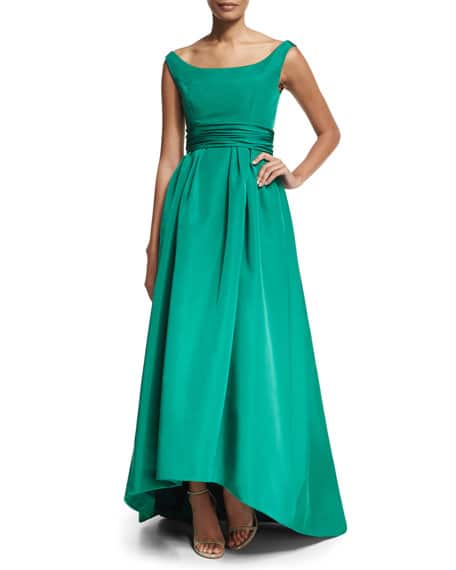 Designer Green Gown for MOB