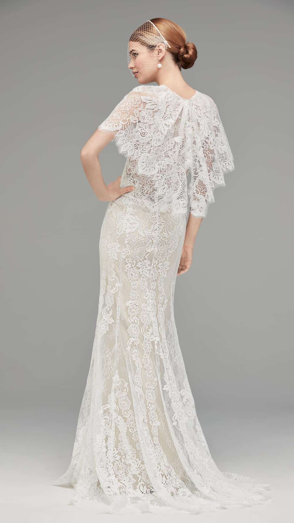 capelet wedding dress