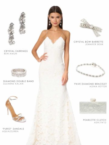 Simple Lace Wedding Dress