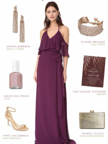 Purple Wedding Attire Ideas - Dress for the Wedding