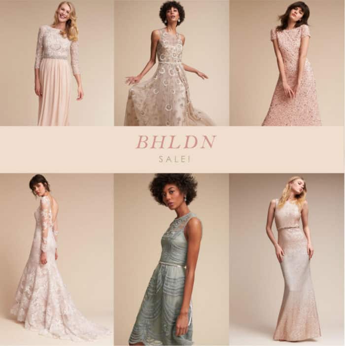 bhldn sale wedding dresses