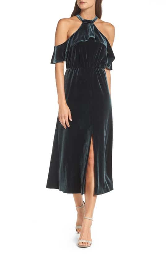 wedding velvet dress