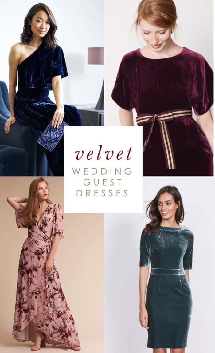 Velvet Dresses to Wear as a Wedding Guest