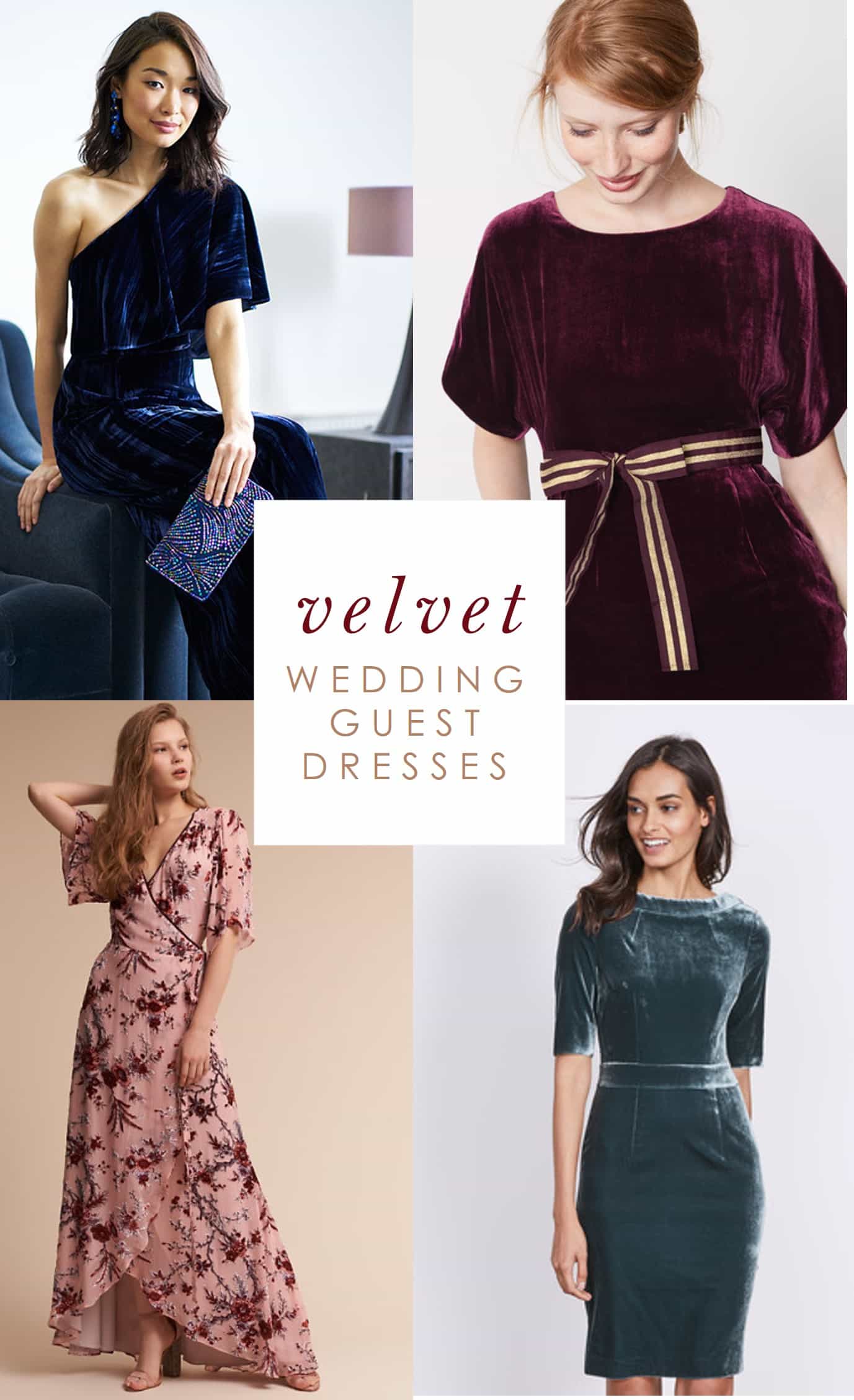 velvet dress wedding