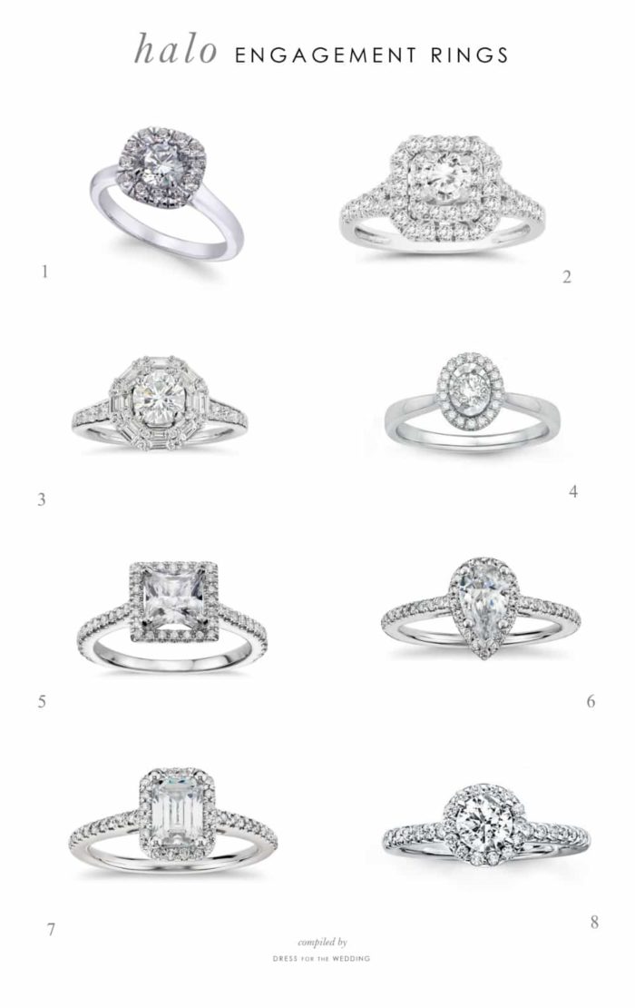 Halo Engagement Rings