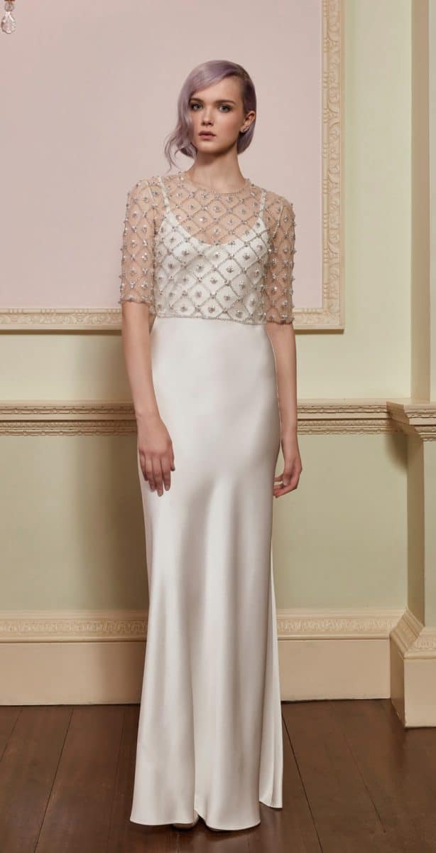 Angel and Allegra - Beaded top for bridal gown by Jenny Packham