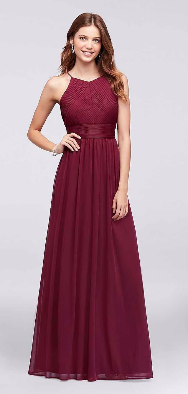 david's bridal bridesmaid dresses under 100