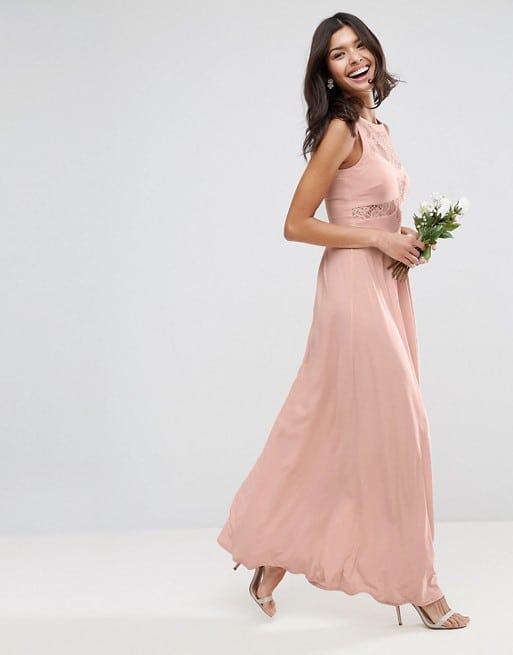 Rose Gold Bridesmaid  Dress 