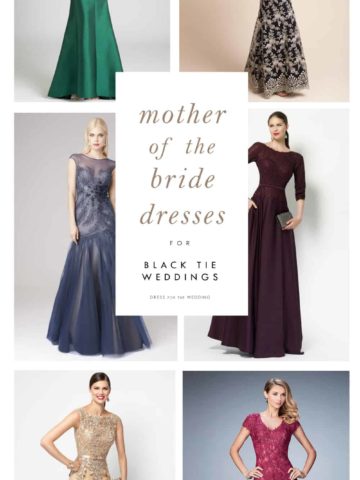 mother of the bride dresses for black tie weddings