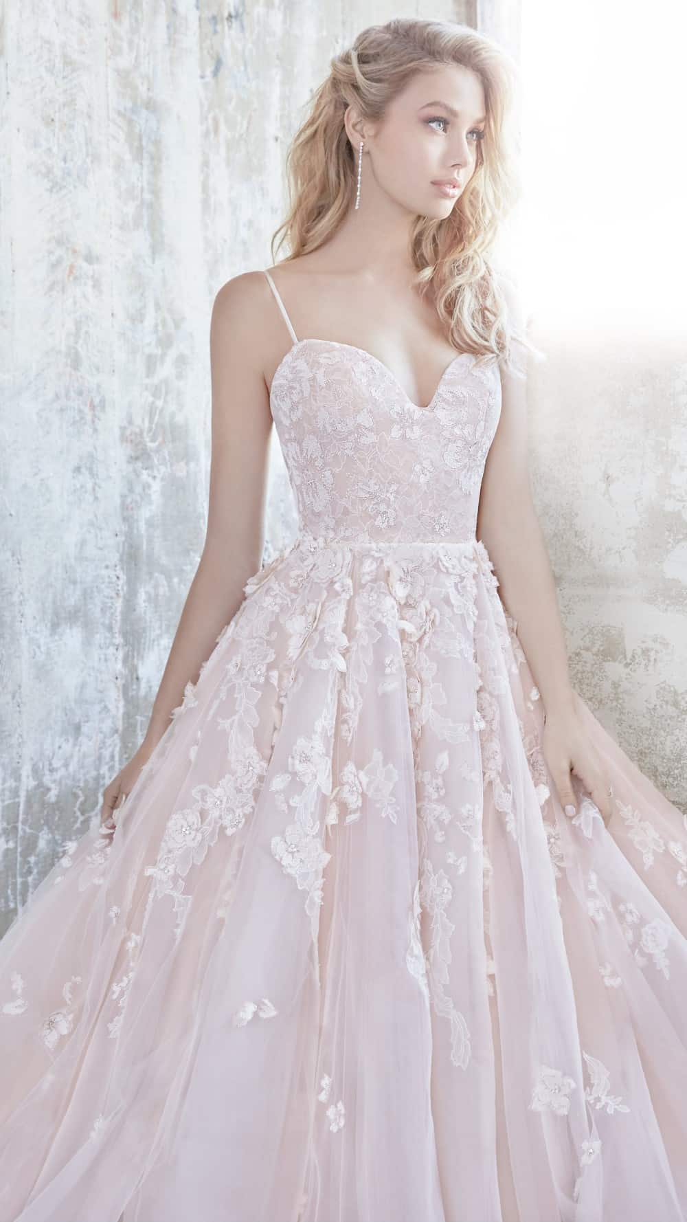 Blush wedding dress 2018 Arden by Hayley Paige