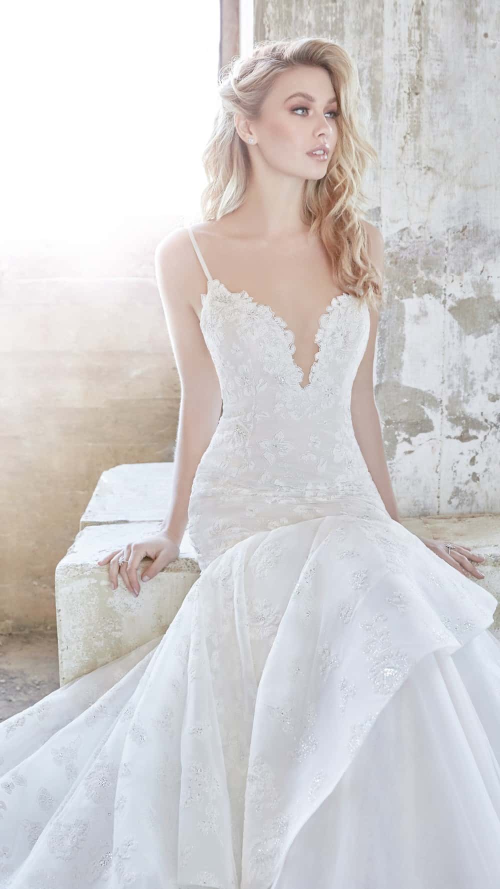 Ronnie - a fit to flare Hayley Paige wedding dress 