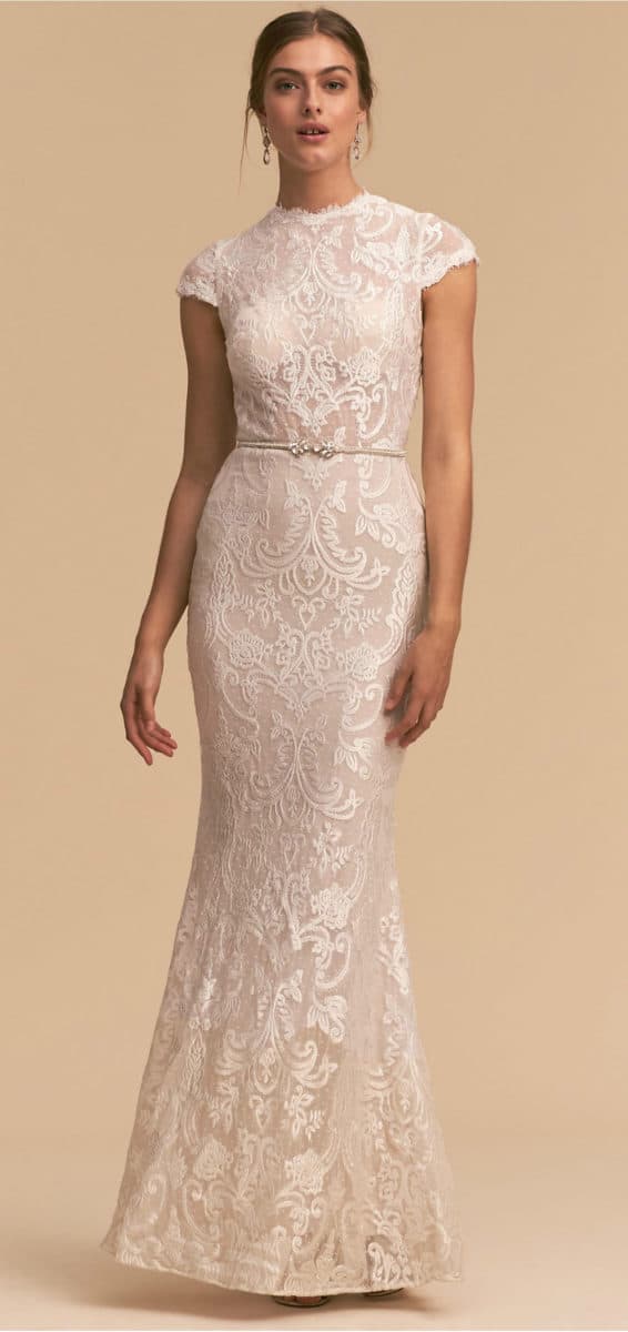 ivory lace maxi