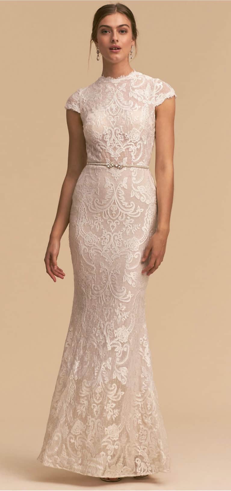 ivory lace maxi