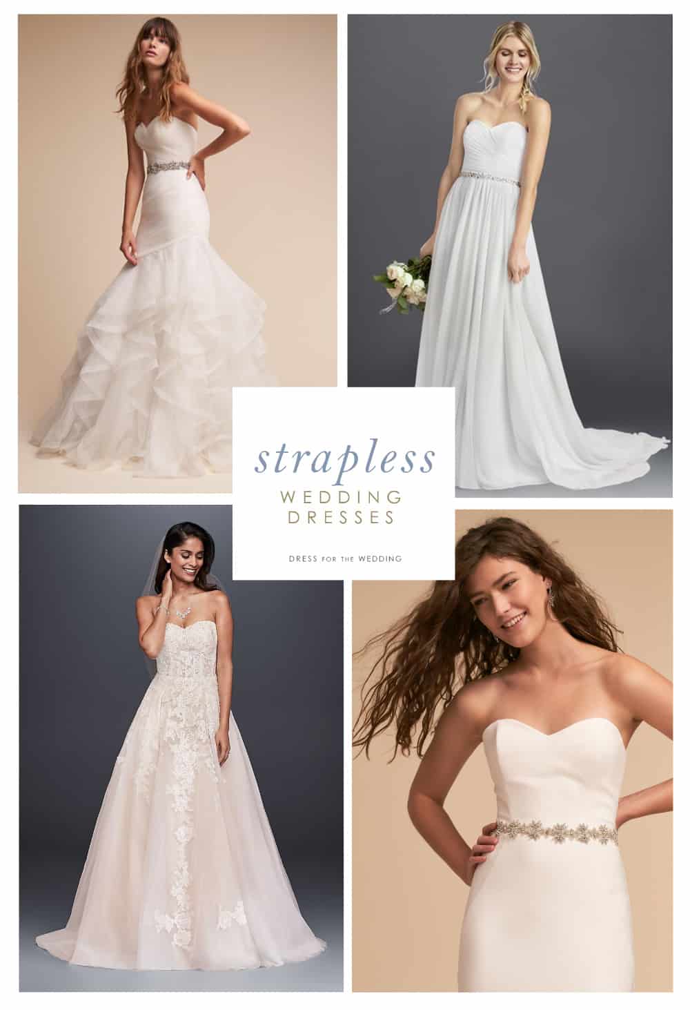 strapless wedding dresses