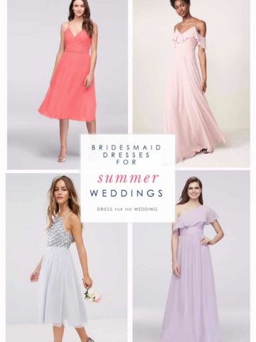 The best bridesmaid dresses for summer weddings