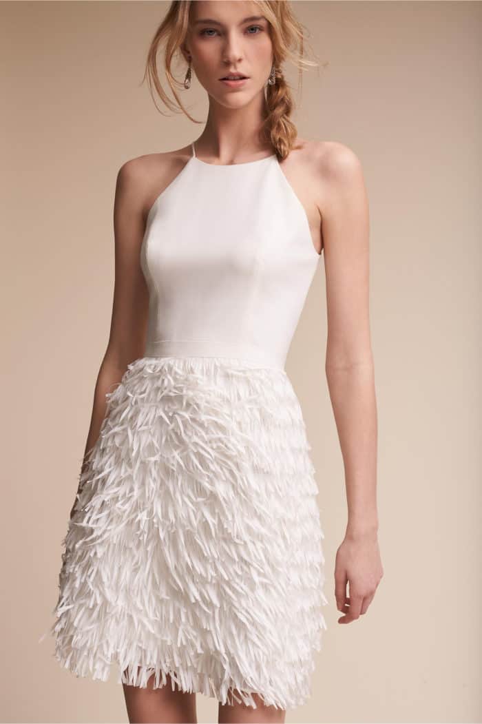 cute little white dresses for brides