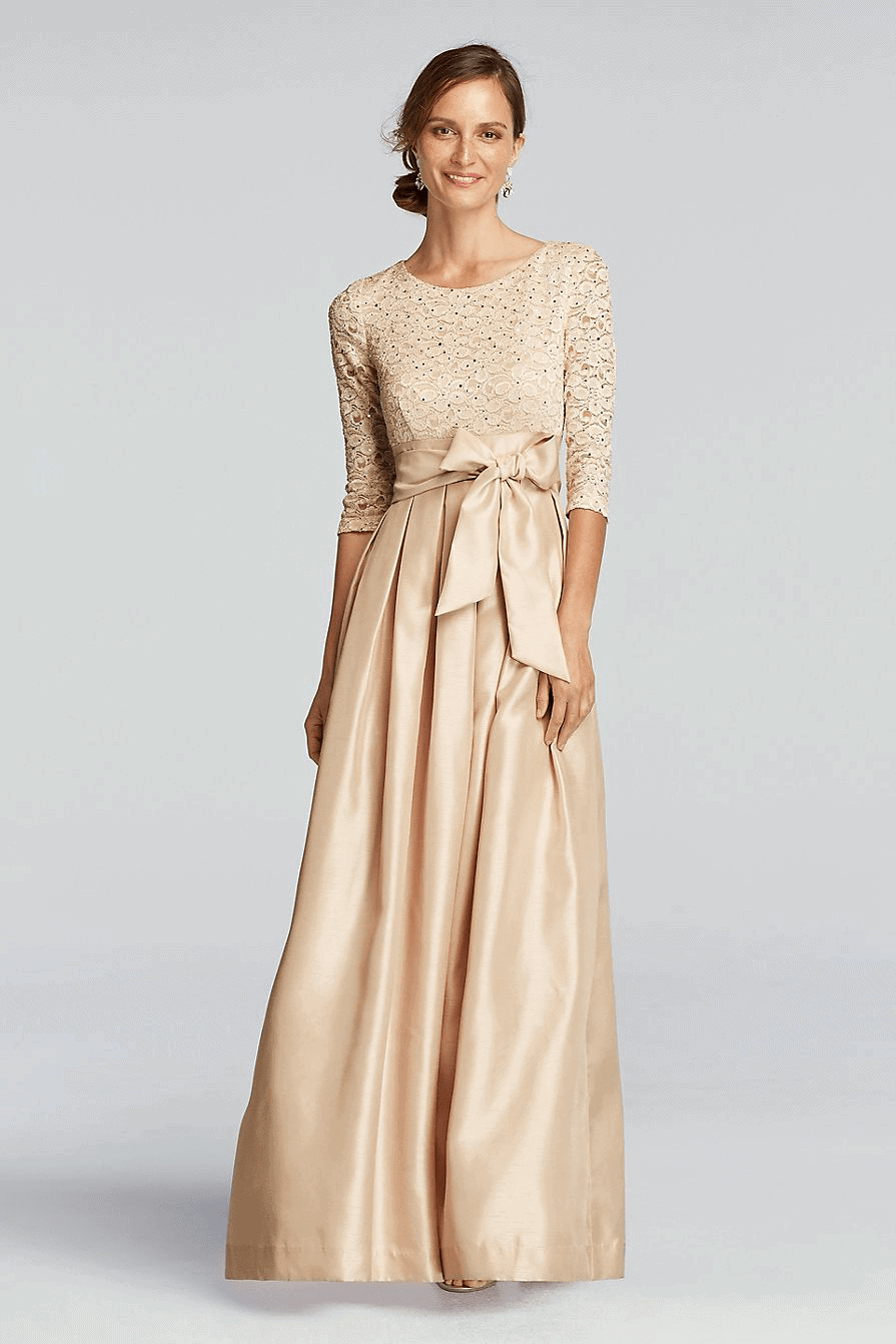 Gold Mother of the Groom Dresses