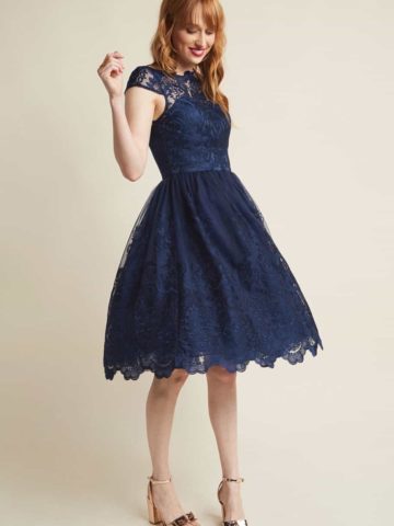 navy blue gowns for wedding